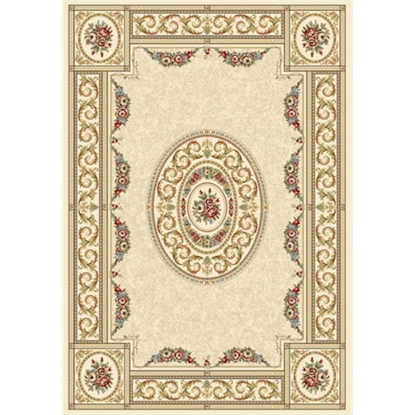 Dynamic Rugs Ancient Garden 2 ft. 2 in. x 11 in. 57226-6464 Rug - Ivory - AN212572266464