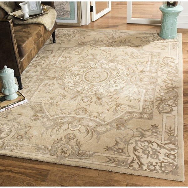 Safavieh Savonnerie Large Rectangle Rugs, Sand - 8 x 10 ft. - SAV623A-8