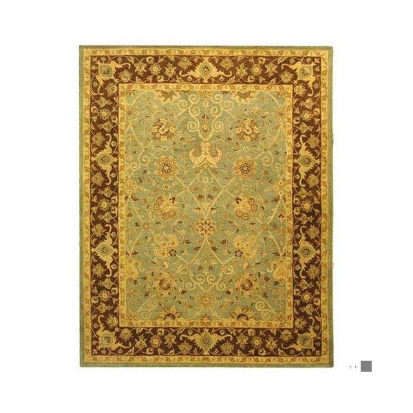 Safavieh 2 x 3 ft. Accent Traditional Antiquity- Green and Brown Hand Tufted Rug - AT21H-2