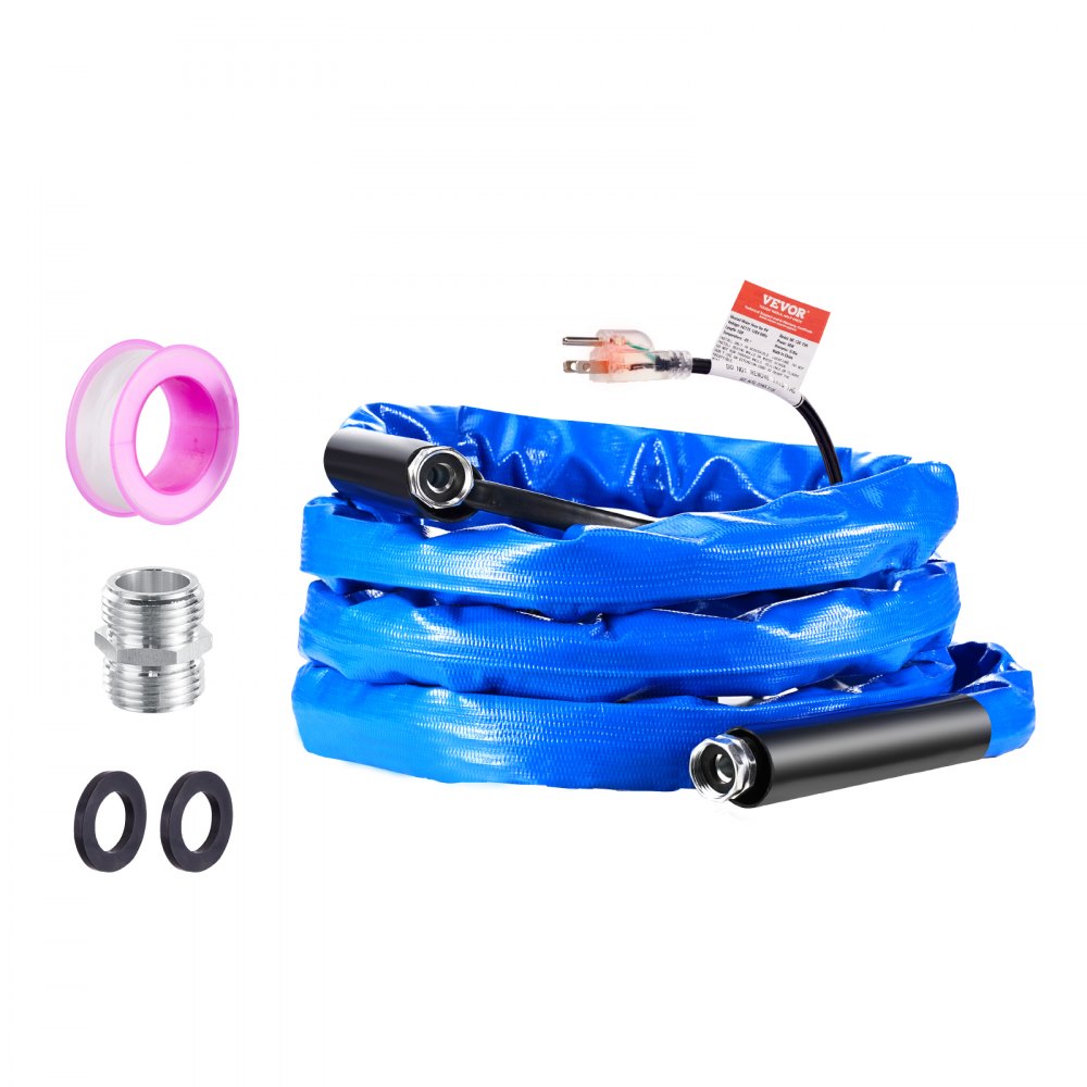 VEVOR 15ft Heated Water Hose for RV -45℉ Antifreeze Heated Drinking Water Hose - ZZKJRSG15YC02AGOHV1
