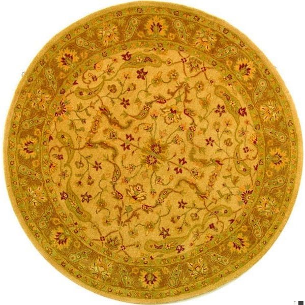 Safavieh 2 ft.-3 in. x 8 ft. Runner Traditional Antiquity- Ivory and Brown Hand Tufted Rug - AT311C-28