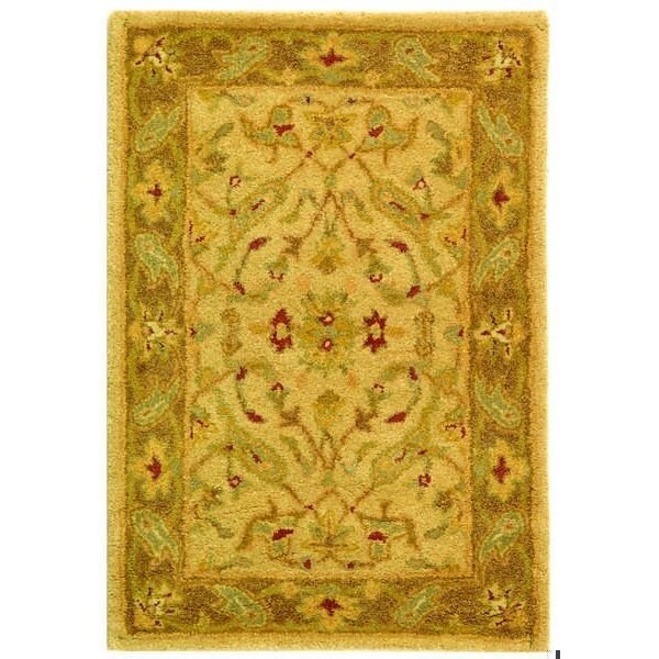 Safavieh 2 ft.-3 in. x 8 ft. Runner Traditional Antiquity- Ivory and Brown Hand Tufted Rug - AT311C-28