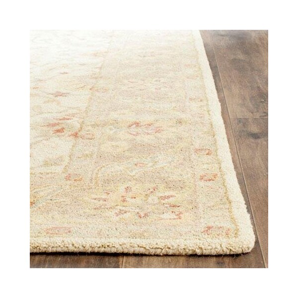 Safavieh 2 ft.-3 in. x 8 ft. Runner Traditional Antiquity- Ivory and Brown Hand Tufted Rug - AT311C-28