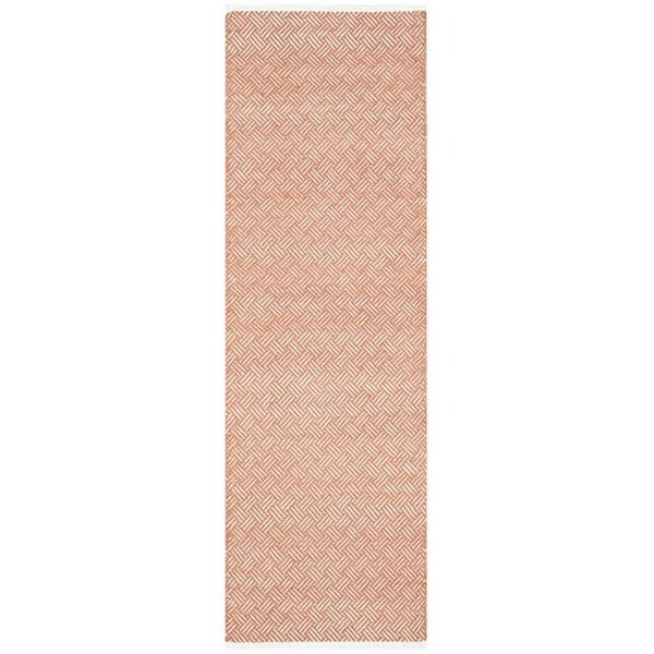 Safavieh Boston Large Rectangle Rugs, Orange - 8 x 10 ft. - BOS680C-8