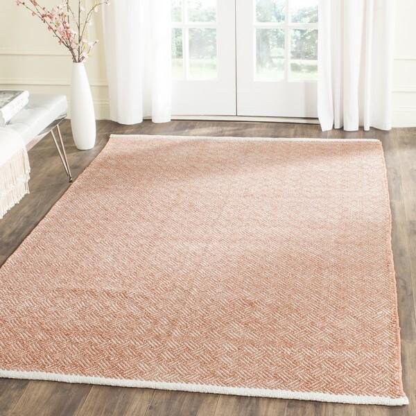 Safavieh Boston Large Rectangle Rugs, Orange - 8 x 10 ft. - BOS680C-8