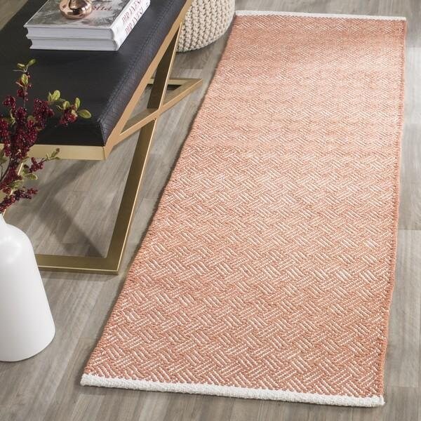 Safavieh Boston Large Rectangle Rugs, Orange - 8 x 10 ft. - BOS680C-8
