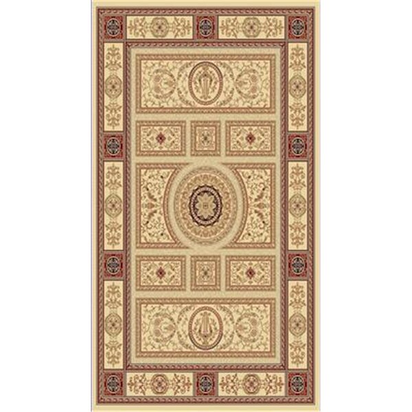 Dynamic Rugs Legacy Rectangular Rug- Ivory - 6 Ft. 7 In. X 9 Ft. 6 In. - LE71058021102