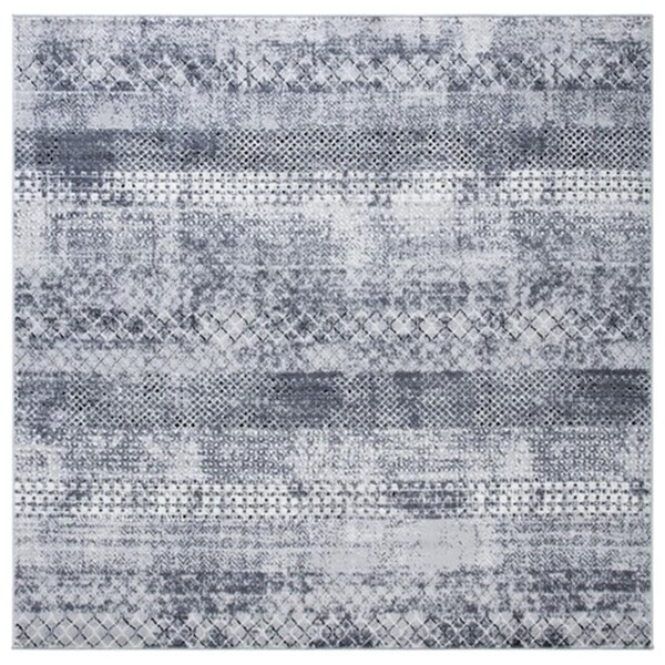 Safavieh 5 ft. 3 in. x 5 ft. 3 in. Amelia 700 Square Area Rug, Grey & Ivory - ALA761F-5SQ