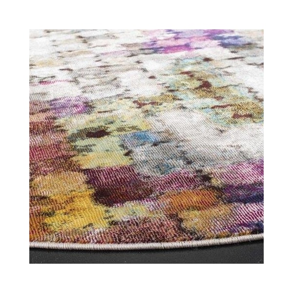 Safavieh 2 x 8 ft. Aria Rectangle Power-Loomed Rug Cream & Rust - ARA168A-28