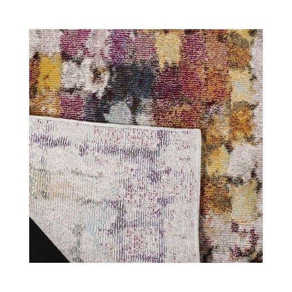 Safavieh 2 x 8 ft. Aria Rectangle Power-Loomed Rug Cream & Rust - ARA168A-28