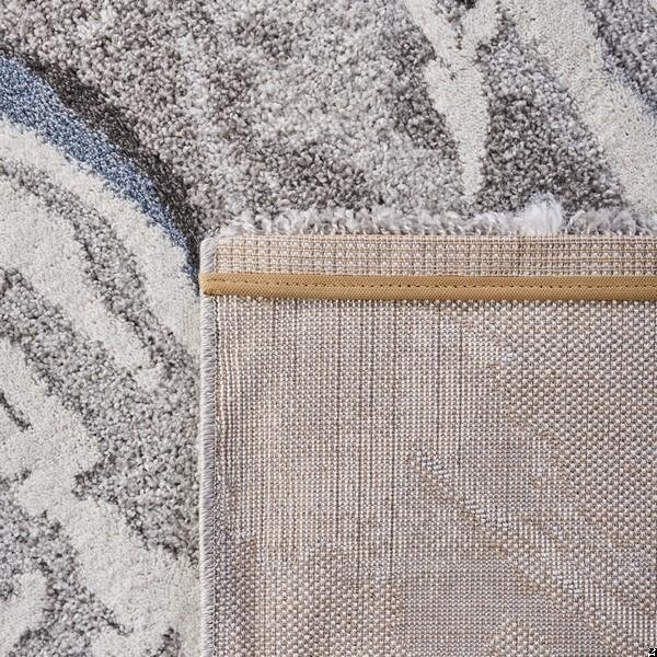Safavieh 2 Ft. - 7 In. X 5 Ft. Small Rectangle- Indoor - Outdoor Courtyard Blue Natural Machine Made Rug - CY2098-3103-3
