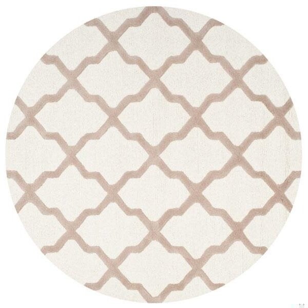 Safavieh 3 x 5 ft. Cambridge Hand Tufted Rug, Small Rectangle - Ivory and Beige - CAM121P-3
