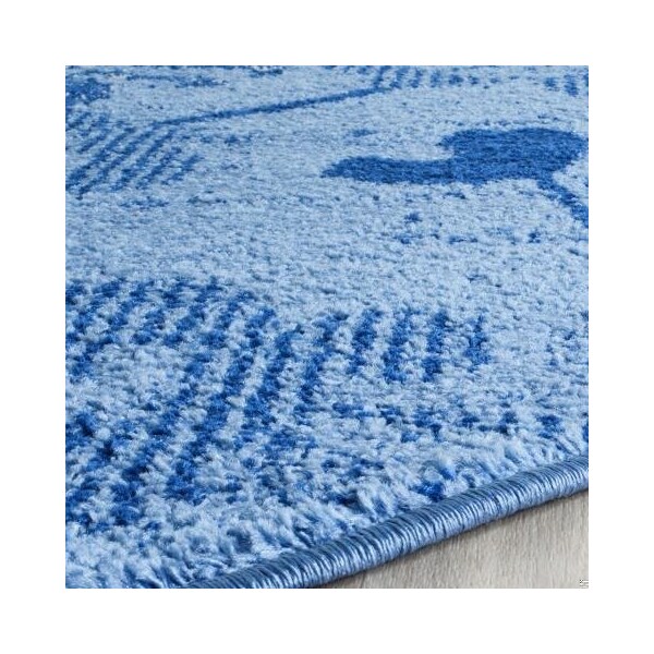 Safavieh Adirondack Power Loomed Rectangle Rug- Light Blue - Dark Blue- 2 Ft. 6 In. X 4 Ft. - ADR114F-24