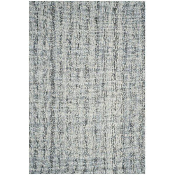 Safavieh 3 x 5 ft. Abstract Hand Tufted Rectangle Area Rug, Blue & Charcoal - ABT468B-3