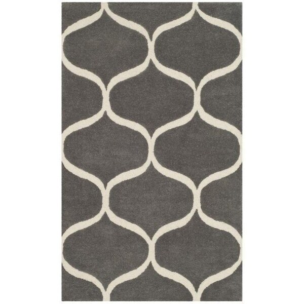 Safavieh Cambridge Accent Area Rug, Dark Grey and Ivory - 2 x 3 ft. - CAM730D-2