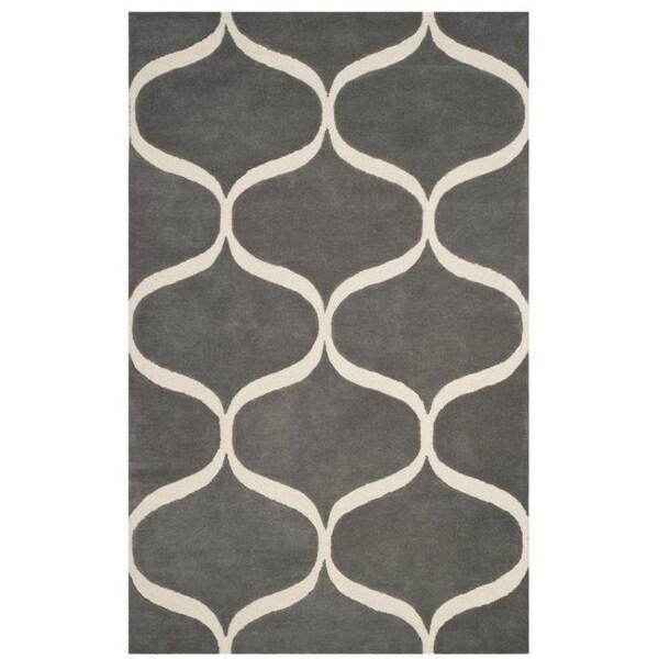 Safavieh Cambridge Accent Area Rug, Dark Grey and Ivory - 2 x 3 ft. - CAM730D-2