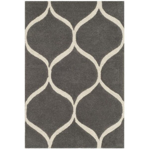 Safavieh Cambridge Accent Area Rug, Dark Grey and Ivory - 2 x 3 ft. - CAM730D-2
