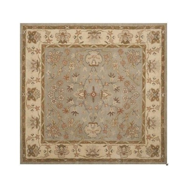 Safavieh Antiquity Hand Tufted Accent Area Rug, Light Grey and Beige - 2 x 3 ft. - AT62A-2