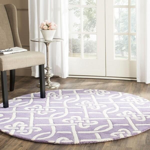 Safavieh Chatham Hand Tufted Accent RugPurple & Ivory 2 x 3 ft. - CHT754F-2