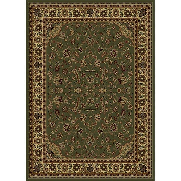 Auric Castello Rectangular Sage Green Traditional Italy Area Rug, 7 ft. 9 in. W x 11 ft. H - AU2643504