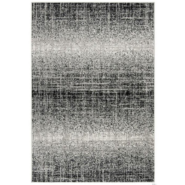 Safavieh Adirondack Power Loomed Runner Rug, Silver and Black - 2 ft.-6 in. x 16 ft. - ADR116A-216