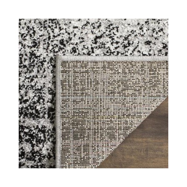 Safavieh Adirondack Power Loomed Runner Rug, Silver and Black - 2 ft.-6 in. x 16 ft. - ADR116A-216