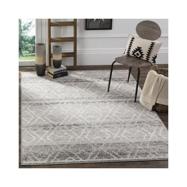 Safavieh Adirondack Runner Rug, Silver and Ivory - 2 ft. 6 in. x 8 ft. - ADR124B-28