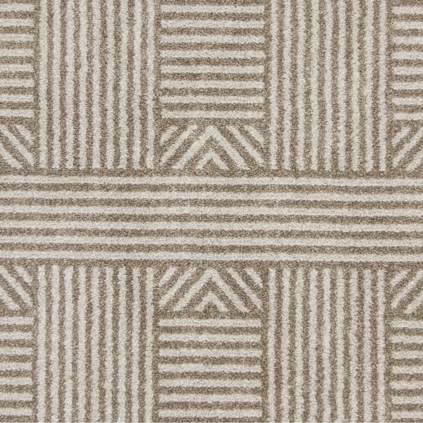 Homeroots 3 ft. 3 in. x 4 ft. 11 in. UV-Treated Polypropylene Beige Area Rug - 353458