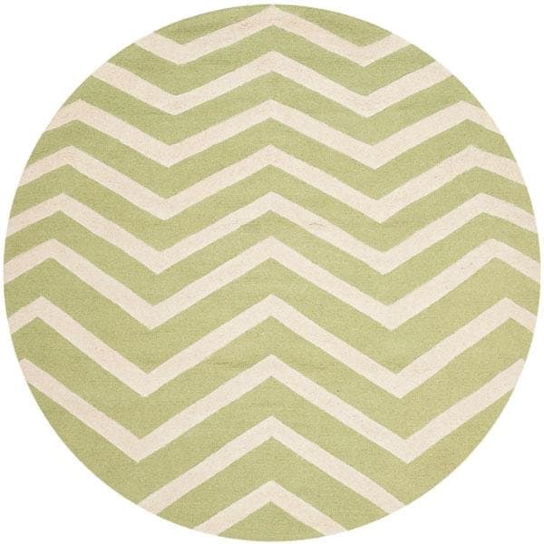 Safavieh 2 x 3 ft. Cambridge Hanf Tufted Rug, Accent - Green and Ivory - CAM714C-2