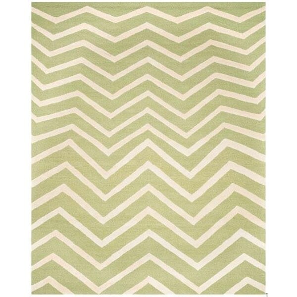 Safavieh 2 x 3 ft. Cambridge Hanf Tufted Rug, Accent - Green and Ivory - CAM714C-2