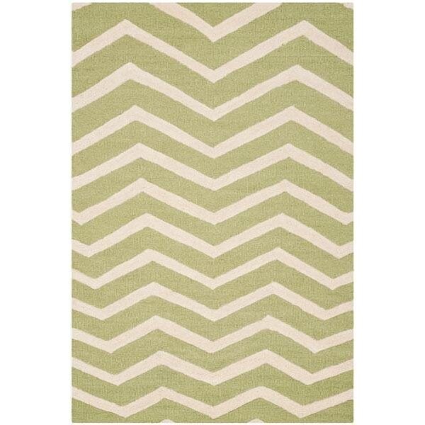 Safavieh 2 x 3 ft. Cambridge Hanf Tufted Rug, Accent - Green and Ivory - CAM714C-2