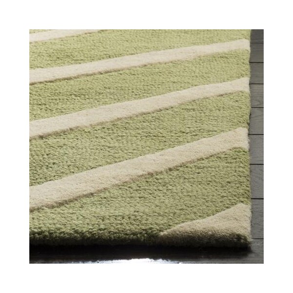 Safavieh 2 x 3 ft. Cambridge Hanf Tufted Rug, Accent - Green and Ivory - CAM714C-2
