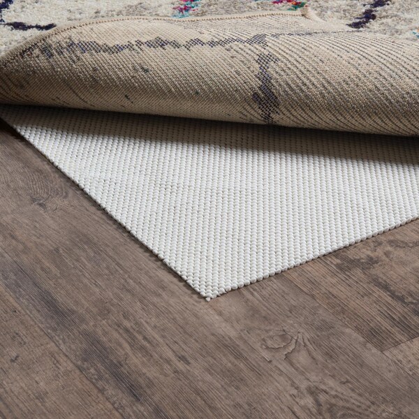 Homeroots 9 x 12 ft. Beige Non Slip Rug Pad - 384356