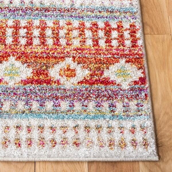 Safavieh Round Adirondack Global Area Rug, Rust & Ivory - 6 x 6 ft. - ADR276P-6R