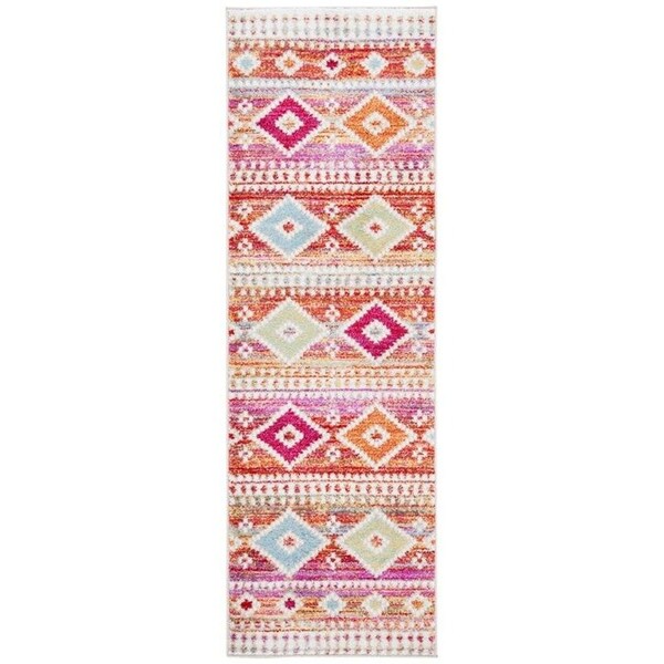 Safavieh Round Adirondack Global Area Rug, Rust & Ivory - 6 x 6 ft. - ADR276P-6R