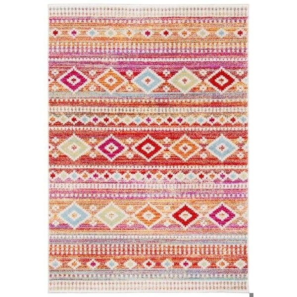 Safavieh Round Adirondack Global Area Rug, Rust & Ivory - 6 x 6 ft. - ADR276P-6R