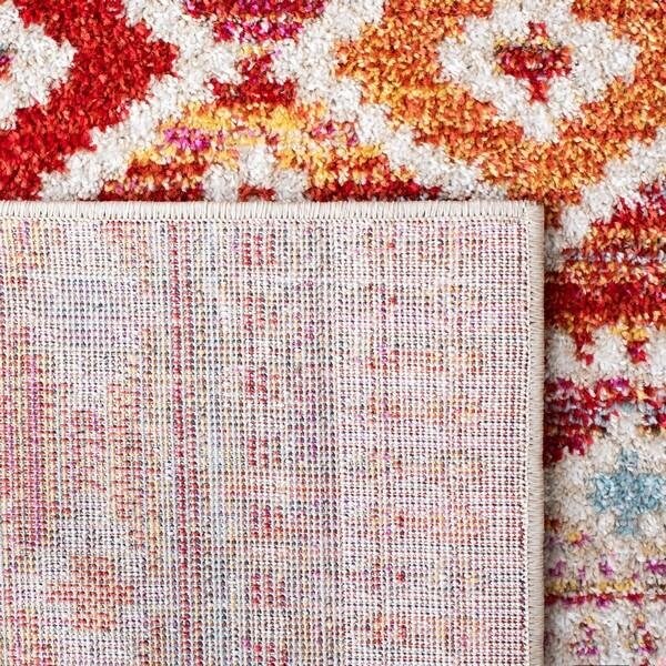 Safavieh Round Adirondack Global Area Rug, Rust & Ivory - 6 x 6 ft. - ADR276P-6R
