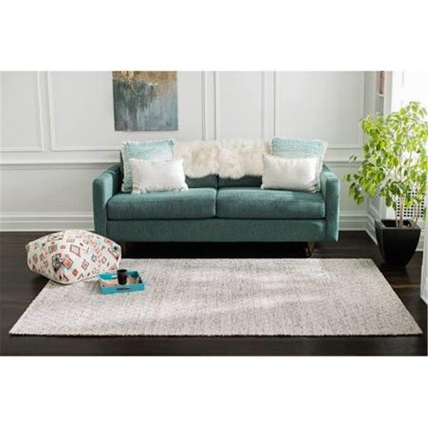 Work-Of-Art 5 x 8 ft. Sigis Soft Jute & Wool-Alternative Area Rug - Gray - WO2753384