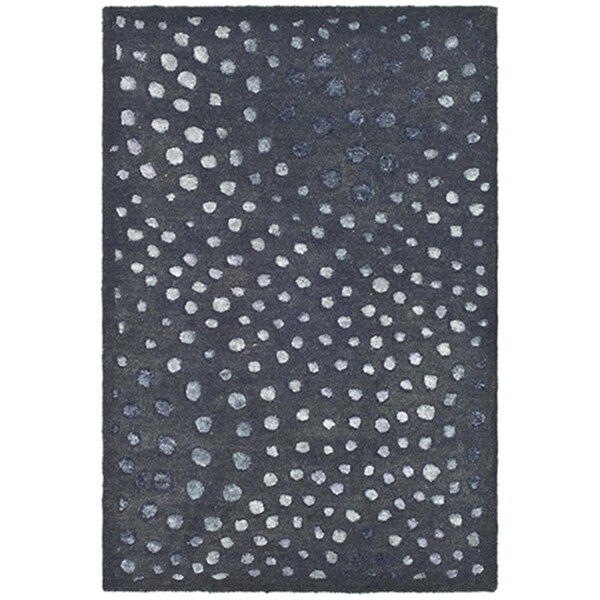 Safavieh 2 Ft. - 7 In. X 5 Ft. Rectangle- Indoor - Outdoor Hampton Dark Grey And Rust Power Loomed Rug - HAM518CD-3