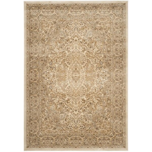 Safavieh Paradise Power Loomed Rectangle Rug- Stone - Cream- 8 X 11 Ft. 2 In. - PAR169-3444-8