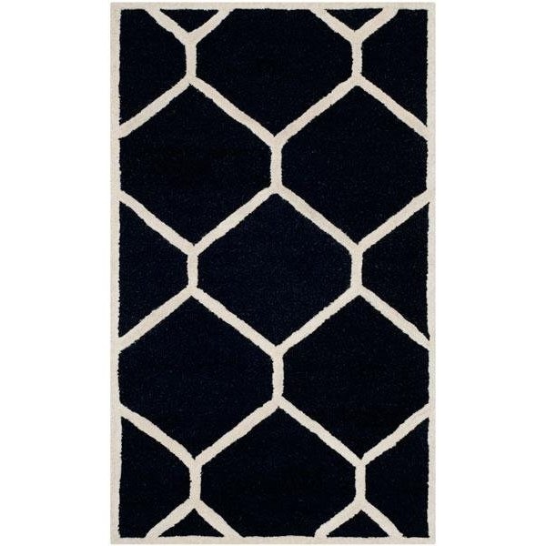 Safavieh Cambridge Accent Area Rug, Black and Ivory - 2 ft. 6 in. x 4 ft. - CAM144E-24