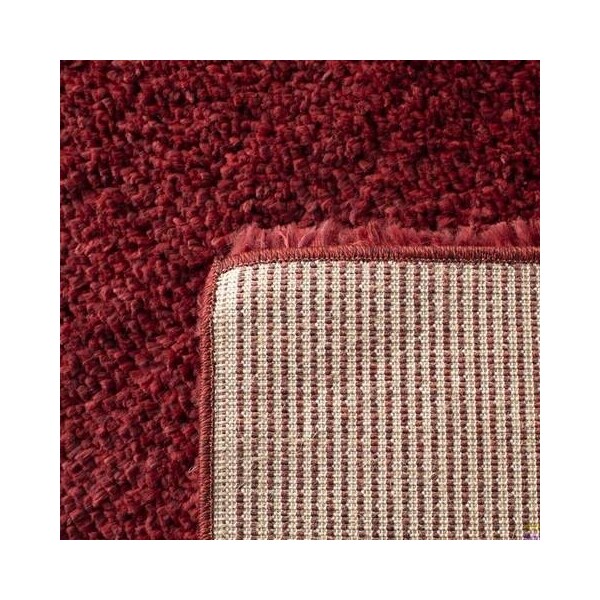 Safavieh 5 ft. 3 in. x 7 ft. 6 in. August Shag 900 Power-Loomed Rectangle Rug Burgundy - AUG900S-5