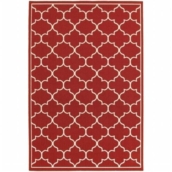 Sphinx By Oriental Weavers Oriental Weavers Meridian 1295R 2x8  Runner - Red/ Ivory-Polypropylene - M1295R068230ST