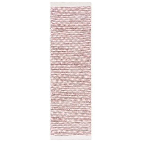 Safavieh 2 ft. 3 in. x 8 ft. Natura Red & Ivory Hand Woven Runner Rug - NAT776Q-28