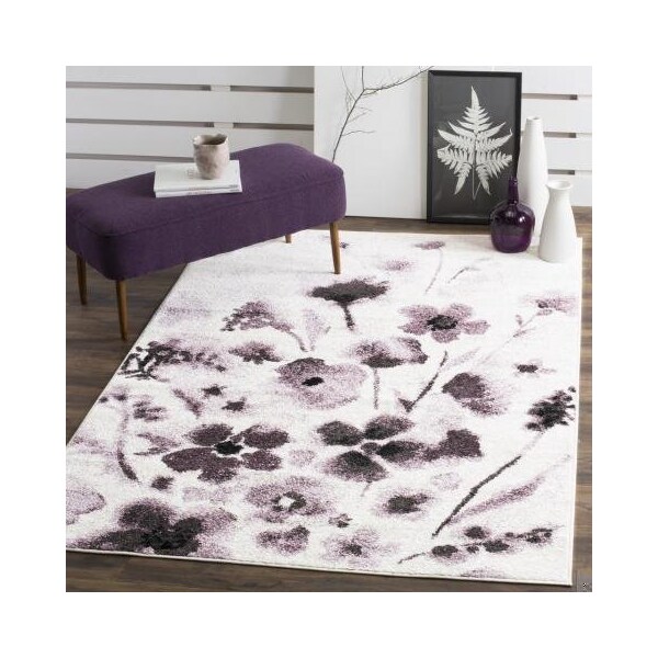 Safavieh Adirondack Runner Rug, Ivory and Purple - 2 ft. 6 in. x 8 ft. - ADR127L-28