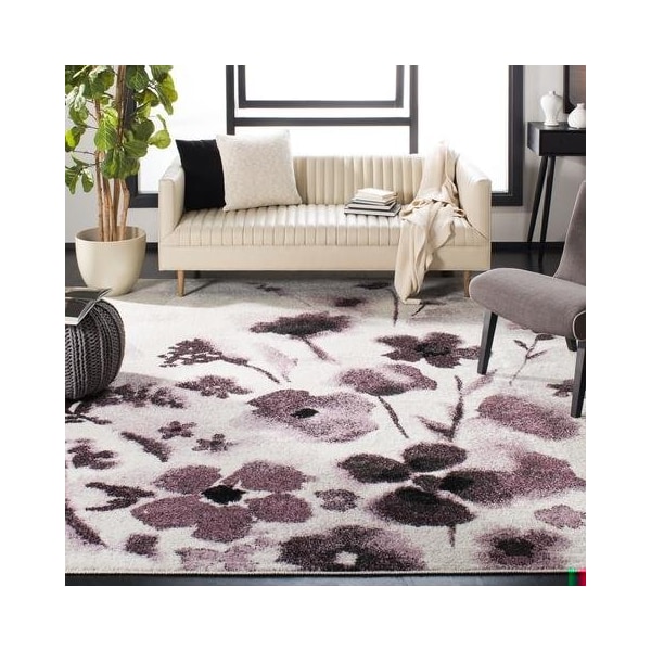 Safavieh Adirondack Runner Rug, Ivory and Purple - 2 ft. 6 in. x 8 ft. - ADR127L-28
