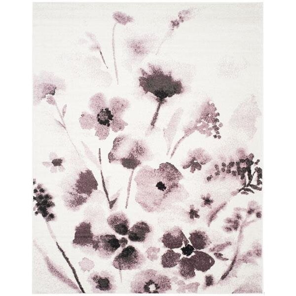 Safavieh Adirondack Runner Rug, Ivory and Purple - 2 ft. 6 in. x 8 ft. - ADR127L-28