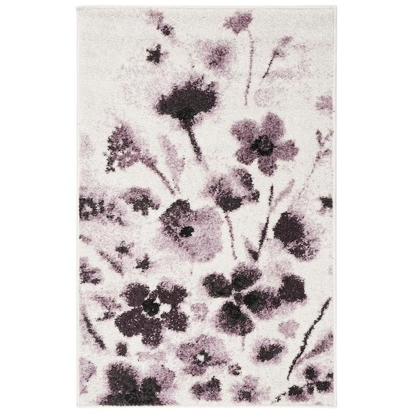 Safavieh Adirondack Runner Rug, Ivory and Purple - 2 ft. 6 in. x 8 ft. - ADR127L-28