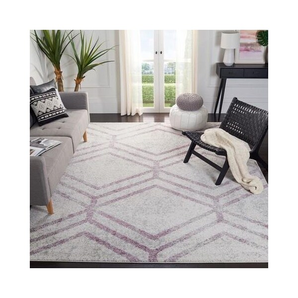 Safavieh 2 ft. 6 in. x 6 ft. Adirondack RugIvory & Plum - ADR253C-26