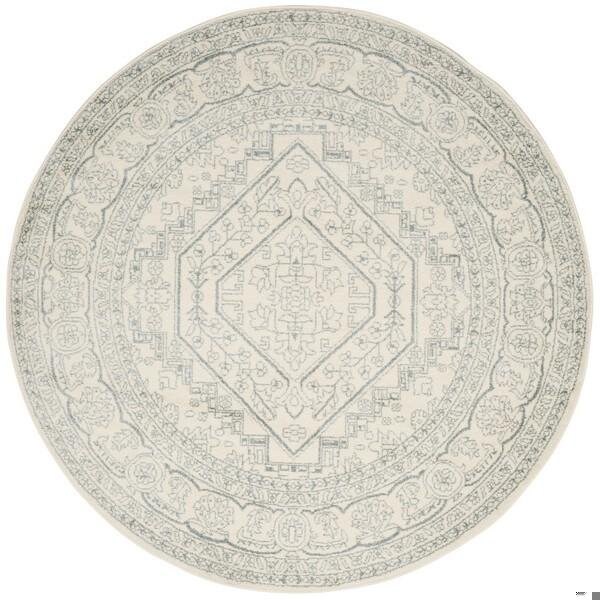 Safavieh Adirondack Large Rectangle Area RugIvory & Slate 9 x 12 ft. - ADR108S-9